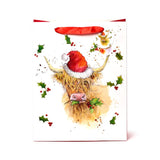 Jan pashley christmas highland coo gavepose l