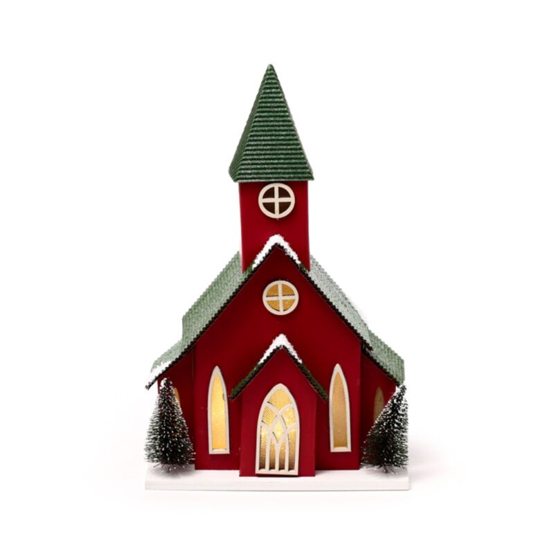 julekirke led dekoration