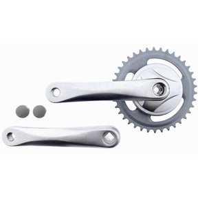 Vinty kranksæt 38t? 170 mm jis aluminium sølv