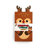 Julefestlige venner rudolph flip open memoblok