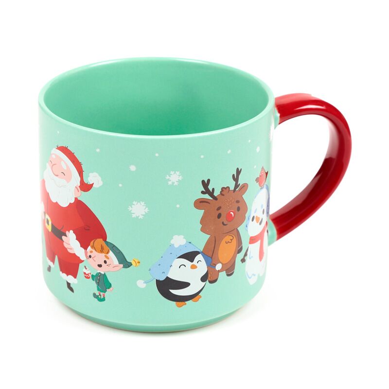 Jingle christmas stort porcelæn krus