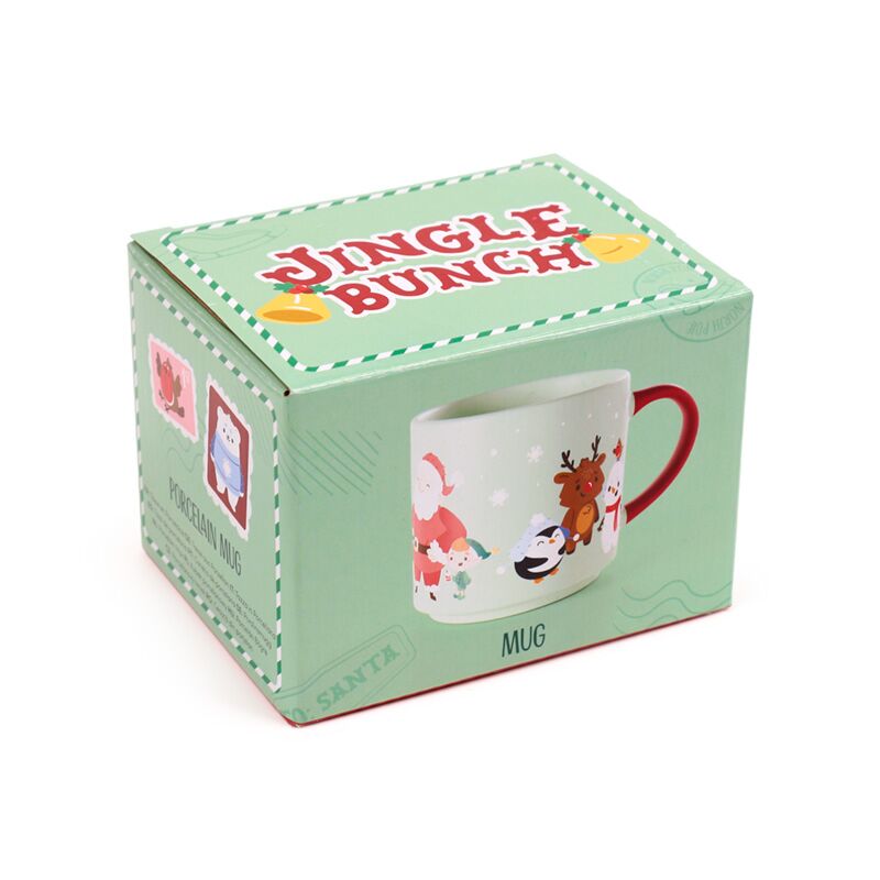 Jingle christmas stort porcelæn krus