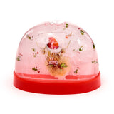 Christmas jan pashley highland cow stor glitter snekugle