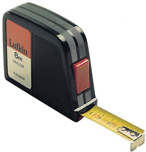 Lufkin målebånd 8mtr 19mm sort