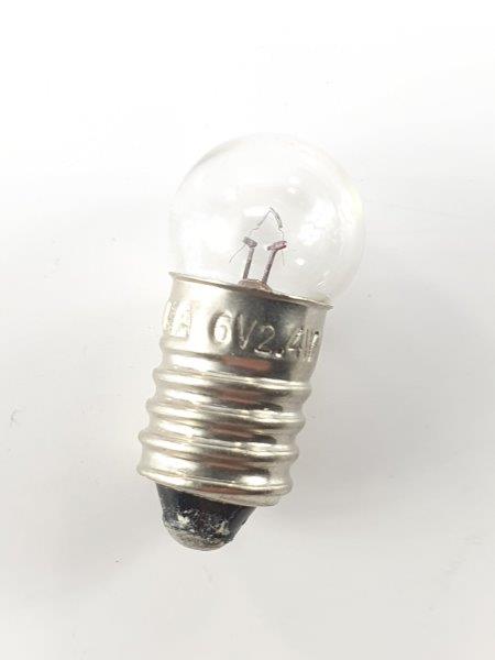 Bosma lampe 6v 2,4w e10 ledning pr stk