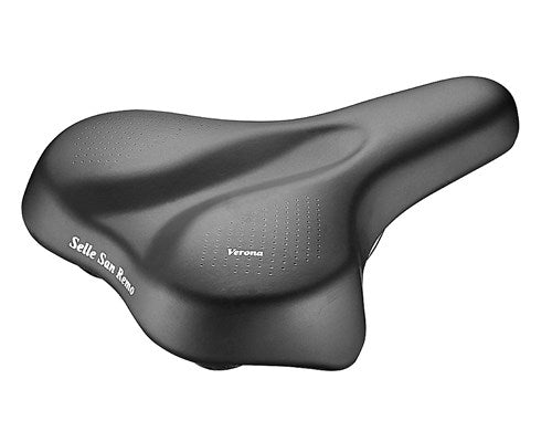 Saddle Selle San Remo Verona Vacuum Black (kort)