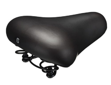 Selle Comfort Saddle City skum sort med strop