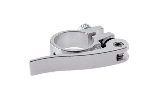 SEAT PEN CLAMP MED HURTIG -TESENTER 38,5 mm, sølv (hængende pakke)
