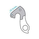 Union Derailleurpad GH-056 med skruesæt M4x0.7
