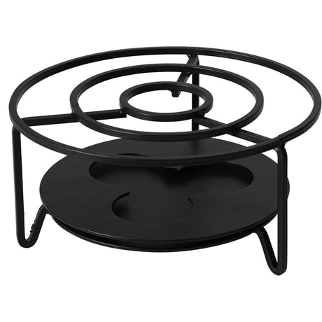 Excellent houseware rechaud ã˜16xh8cm zwart rechaud rvs ã˜16xh8cm zwart