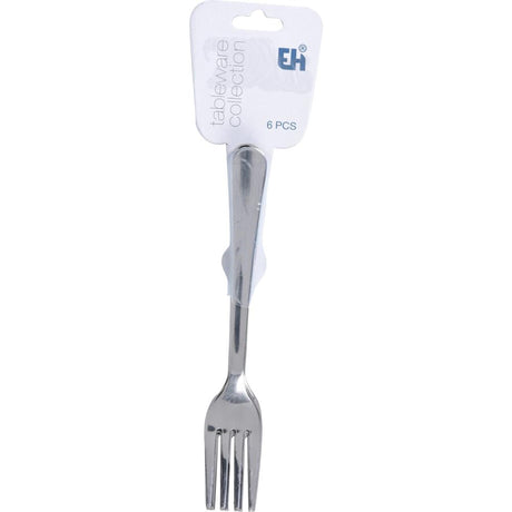 Fremragende husholdningsartikler kage gafler rustfrit stål sæt med 6 stykker 14cm