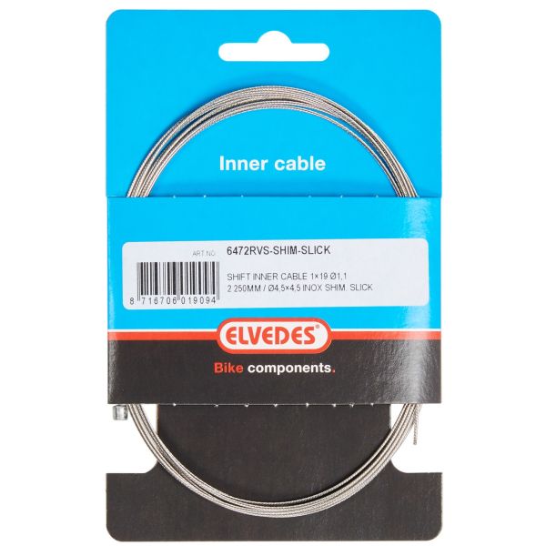 Gerårbart kabel Shimano 2,25 m 1,1 mm sølv