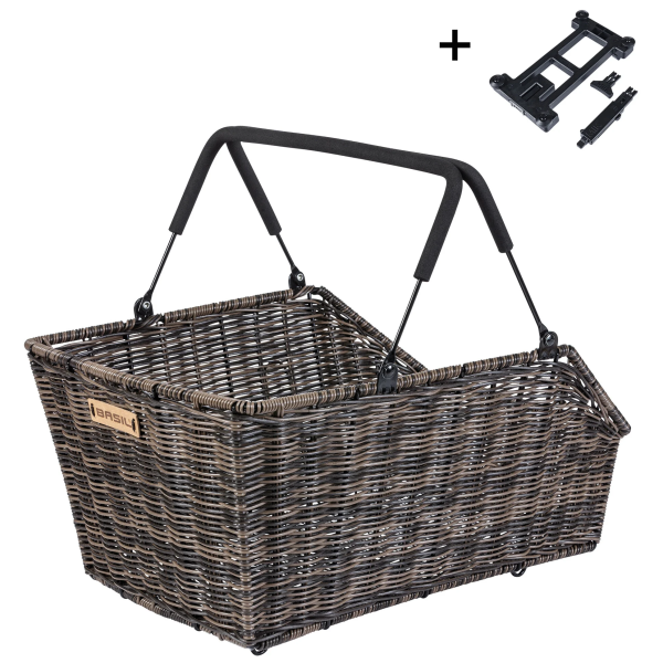 Basilikumkurv cento rattan ser brun ud (mik)
