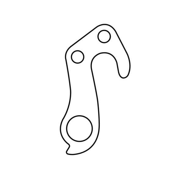 Derailleur Pendant GH-138 55,4 mm sølv