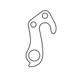 Derailleur Pendant GH-138 55,4 mm sølv