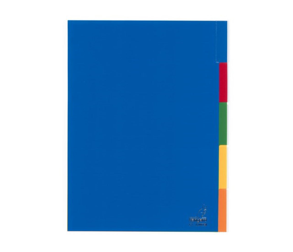 Kangaro tab a4 vindue pp 120 mikron assorteret 23 huller 5-delt<br>