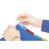 Kangaro tab a4 vindue pp 120 mikron assorteret 23 huller 5-delt<br>
