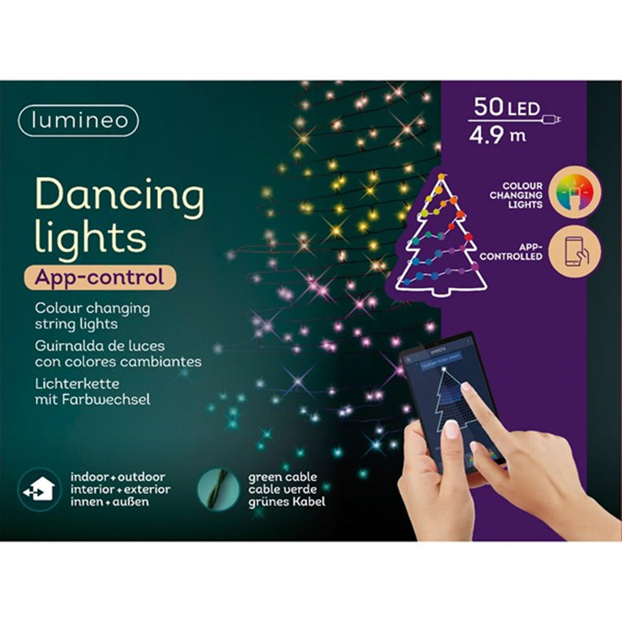 Lumineo julelys app kontrol 50 LED