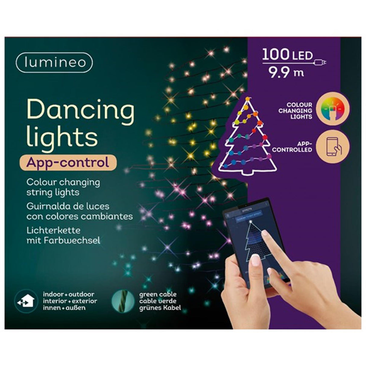 Lumineo julelys app kontrol 100 LED