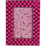 Home styling fotolijst 20x15cm met spiegelmozaiã«k roze
