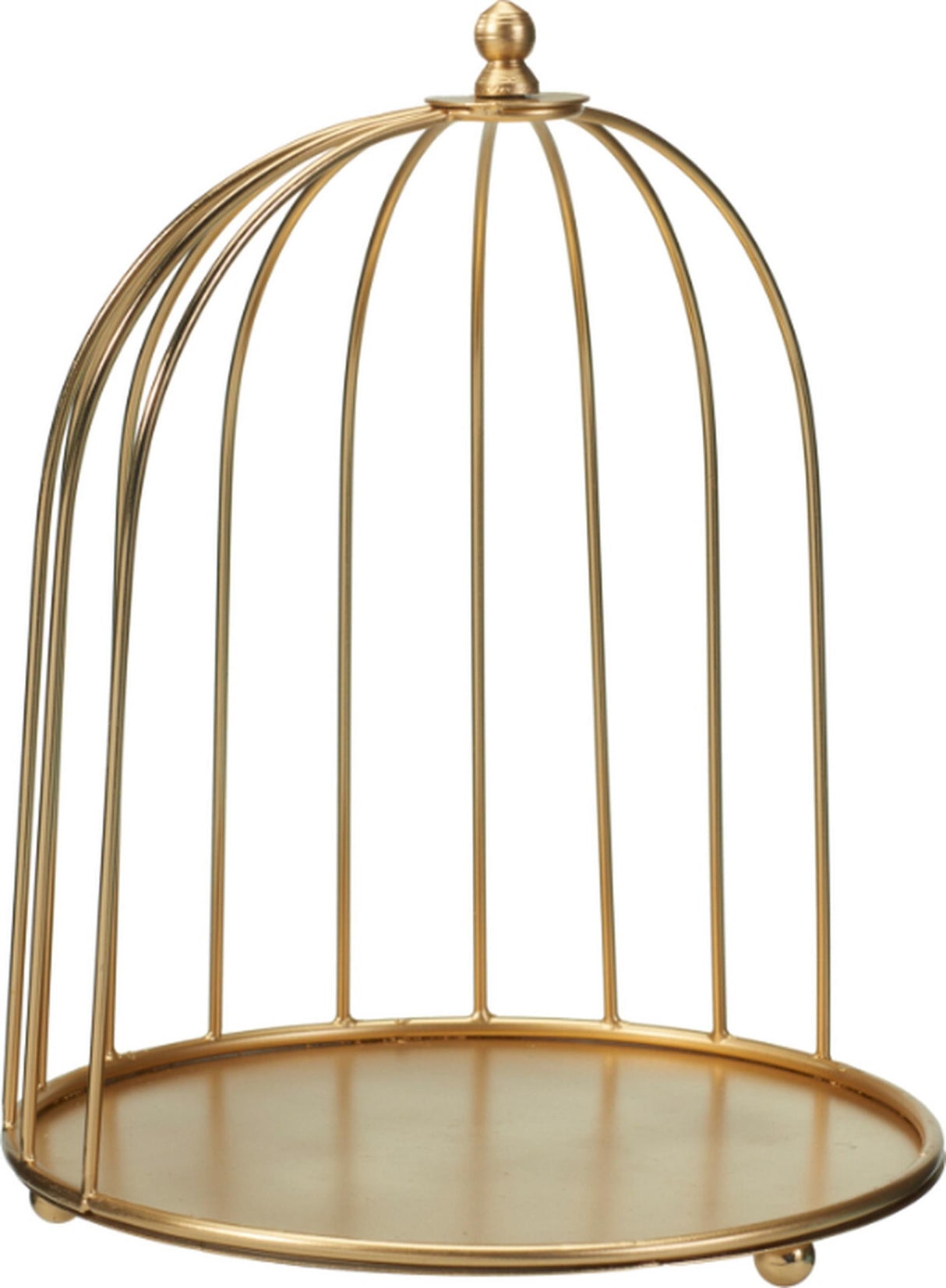 Home styling decoratie kooi 26cm goud decoratie kooi 26cm goud