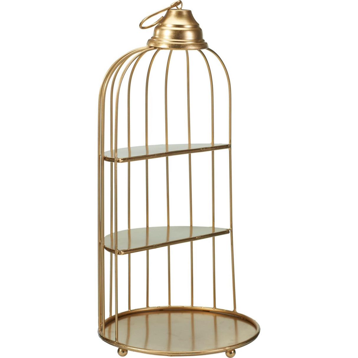 Home styling decoratie kooi 42cm goud decoratie kooi 42cm goud
