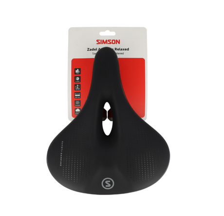 Rema tip top nederland b.v. zadel simson armonia relaxed - zwart