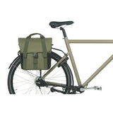 Basil enkelt cykeltaske go 16 liter 15 x 29 x 34 cm - mørkegrøn
