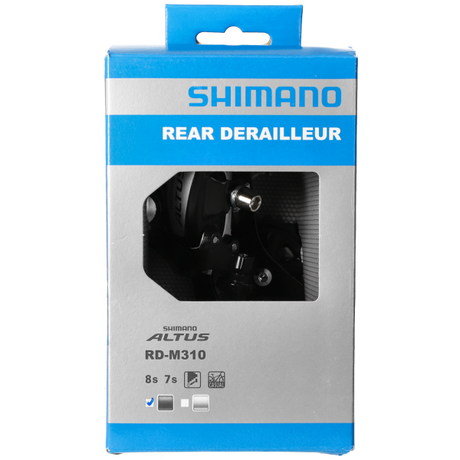Shimano Altus RD-M310 SGS 7 8 Speed ​​Black