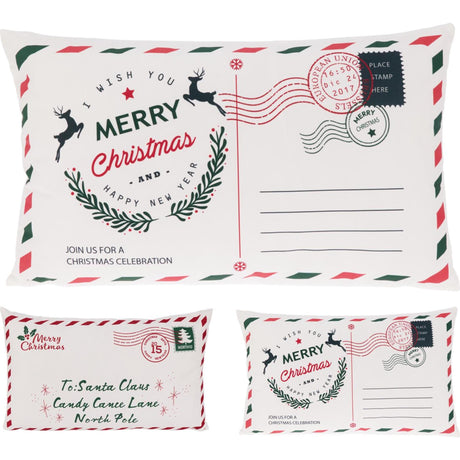 Home styling kussen kerst envelop 50x30cm