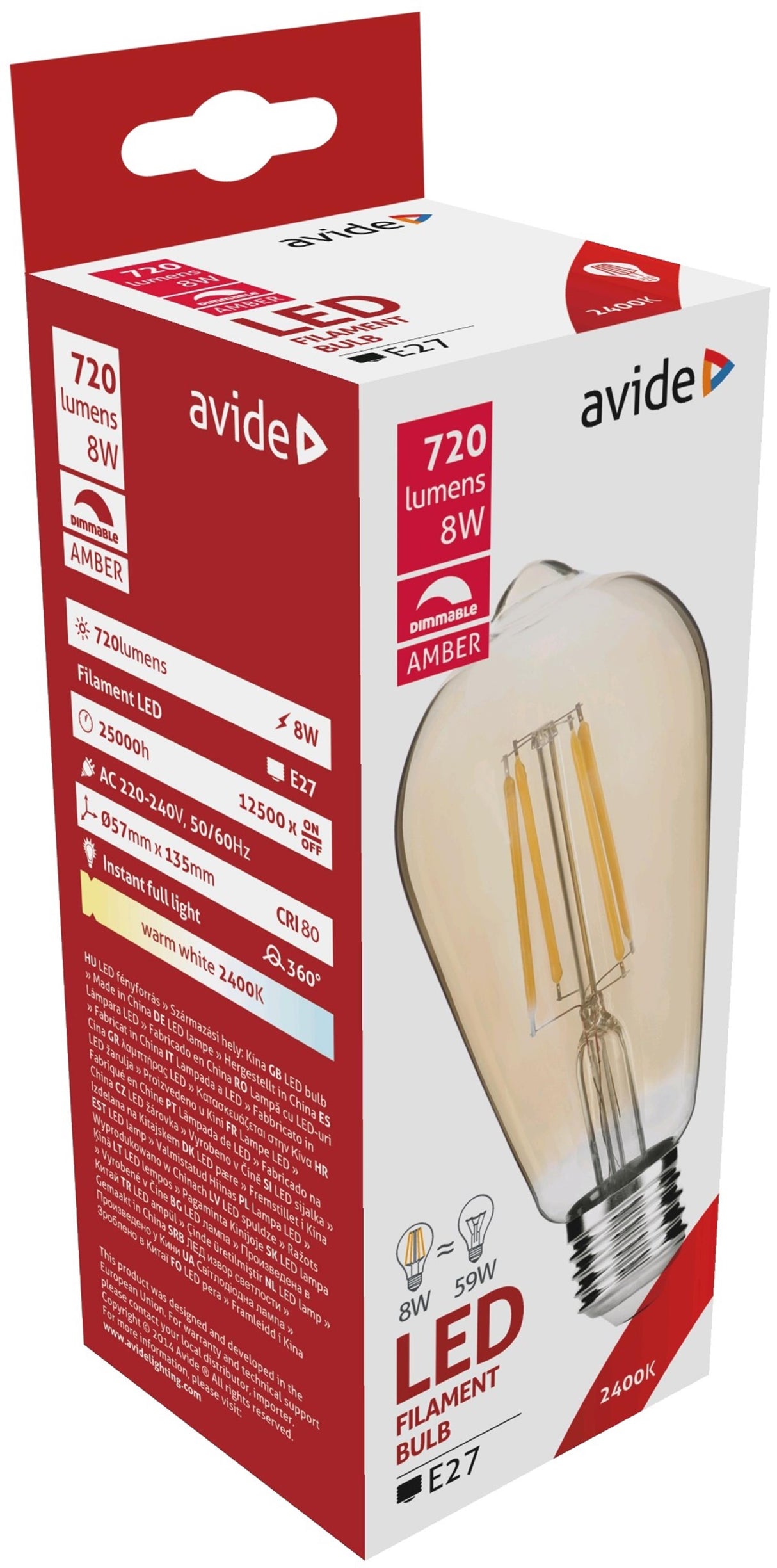 Avide LED-globe, der kan dæmpes rav
