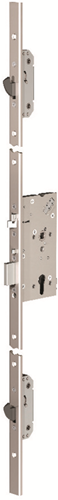 Abloy el566-vlak veiligheidspaniekmeerpuntssluiting | enkelzijdig krukgestuurd | zelfvergrendelend | skg*** | dm60mm | pc72mm | voorplaat rvs 24x1760mm afgerond | 12 24v dc | dr 1+2+3+4 - 10037694