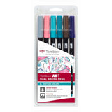 Tombow • abt dual brush pen sæt vintage farver 6 stk