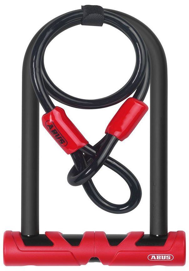 Abus ultimate 420 140 u-lås inkl. cobra loop kabel og skydebeslag