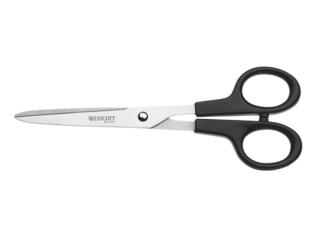 Westcott saks skrivebord rustfrit stål 18 cm plastik greb