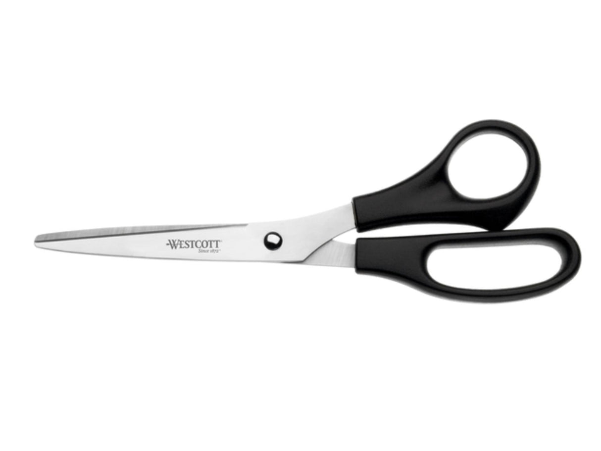 Westcott saks skrivebord rustfrit stål 21 cm plastik greb