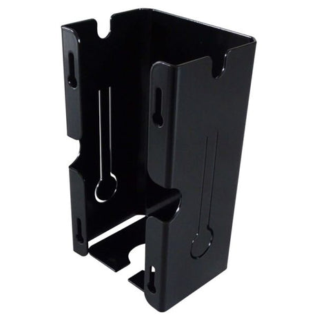 Universal opladningsholder af metal - str. l - sort