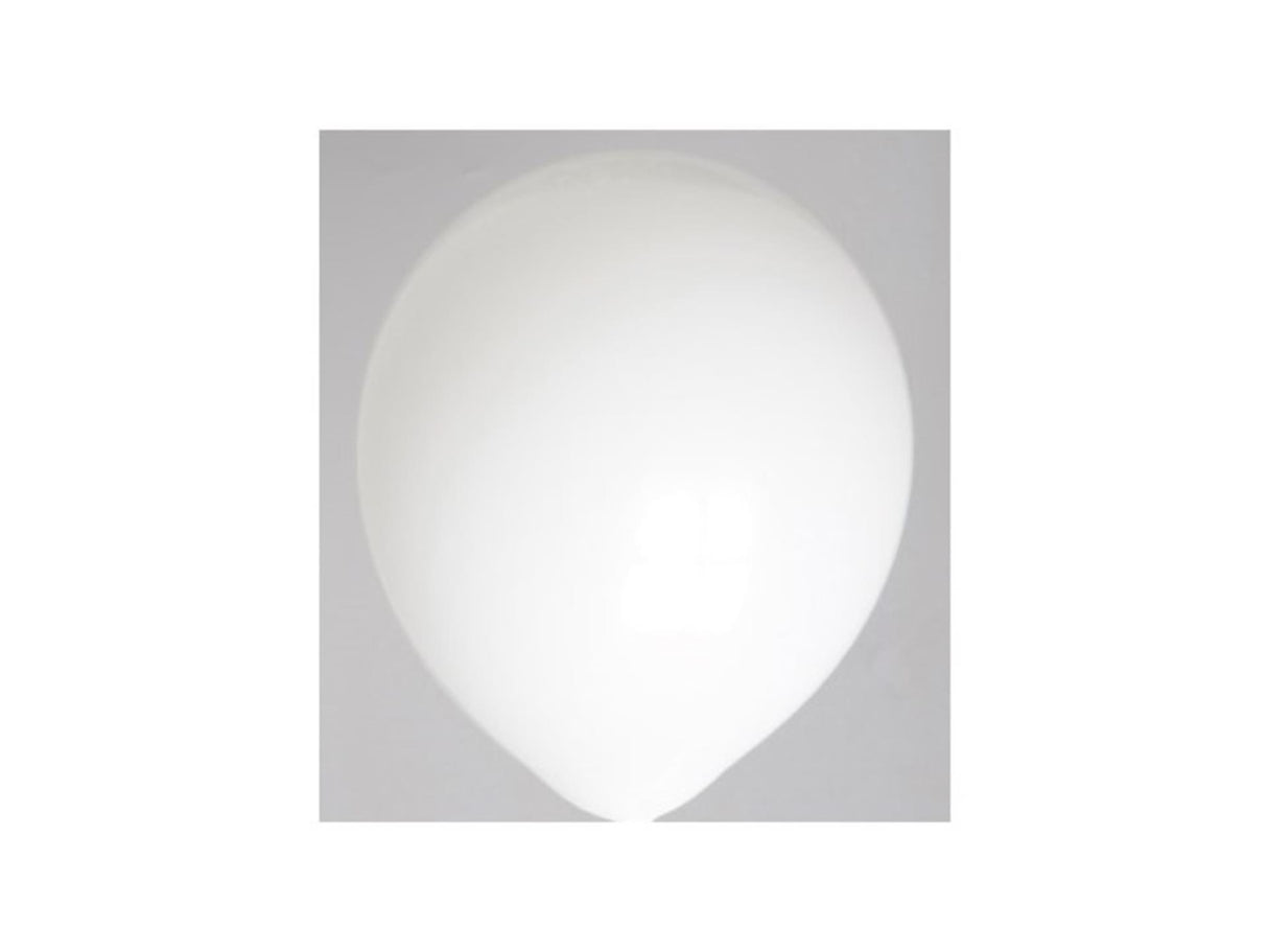 Globos balloner rund hvid pose med 100 stk