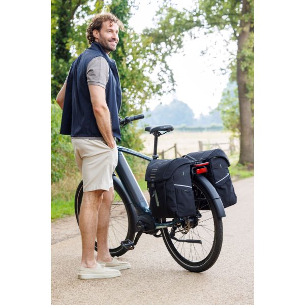 Newlooxs taske new looxs vigo dobbelt | sort grøn | mål 2.0 | 40 l