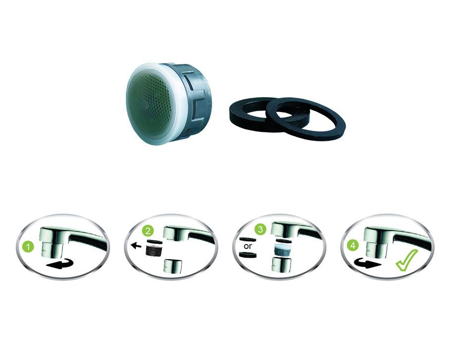Ecosavers vandbesparende vandhanelufter
