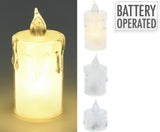 Home styling lys plast LED på batteri sæt med 3 stk