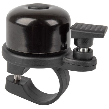 Airbell Bicycle Bell med Airtag Holder Ø31.8mm sort