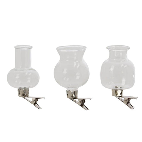 Esschert design bloemen clip vaasjes set a 3
