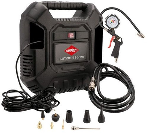 Airpress olievrije compressor hlo 180 | 8 bar | 150 l min | + accessoires - 36942
