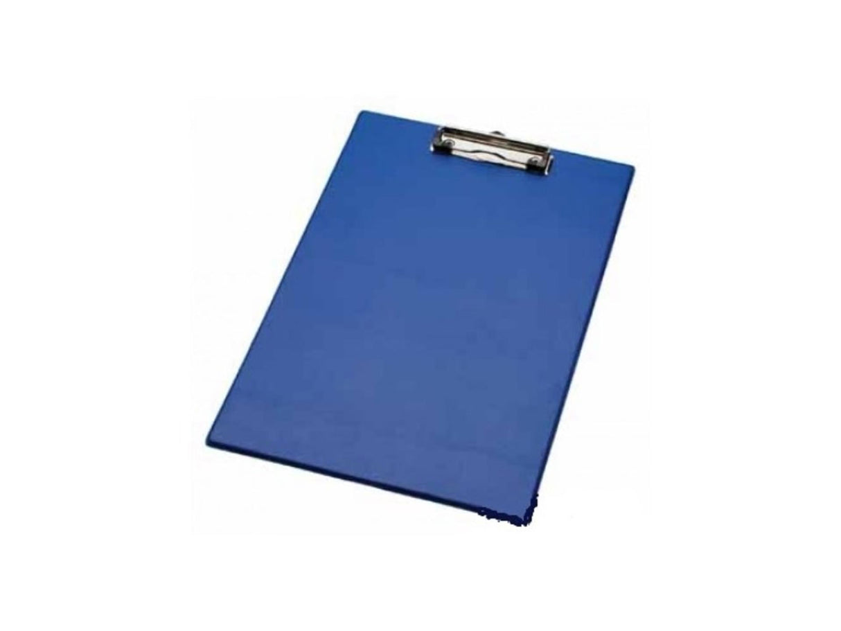 Kangaro clip folder alko pap med plastforing, A4 blå