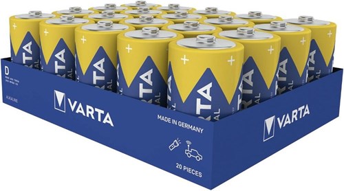 Varta alkaline industrial pro batteri d bakke(20) - 3015378