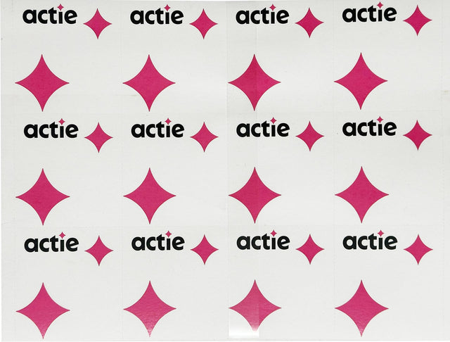 Z1 allesz a7 sjabloon prijskaarten â€œactieâ€ 50 vel