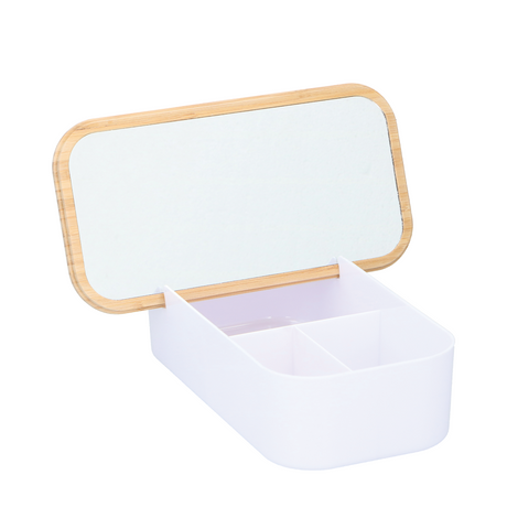 Make-up opbevaring med spejl, 25cm
