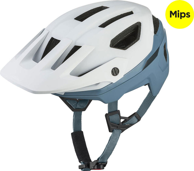 Alpina rootage 2 mips hvid pebble blå mat - mtb hjelm