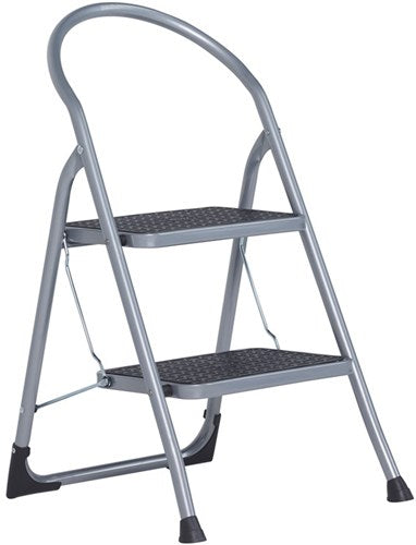 Altrex cromato huishoudtrap 2-treeds silver - 500949